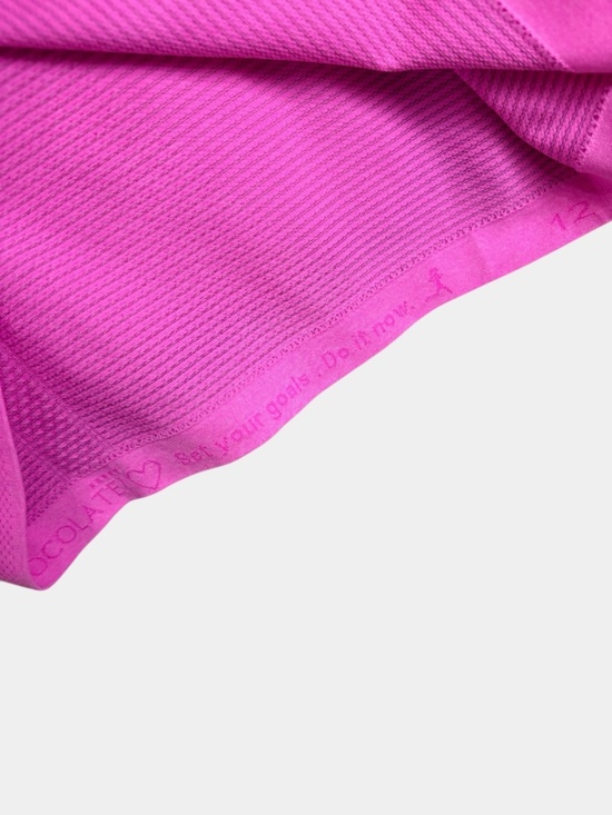 LULULEMON Swiftly Tech Stripe Pow Pink / Sakura Pink Top, Athletic Tank, Sz 12 - Picture 15 of 16